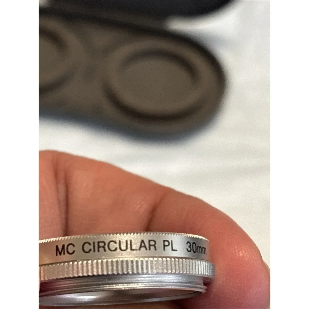 Sony MC Circular PL 30mm Lens Filter Made In Japan w/ Sony Case
